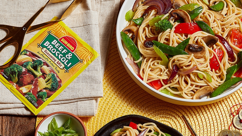 Garden lo mein