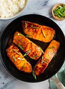 Teriyaki salmon
