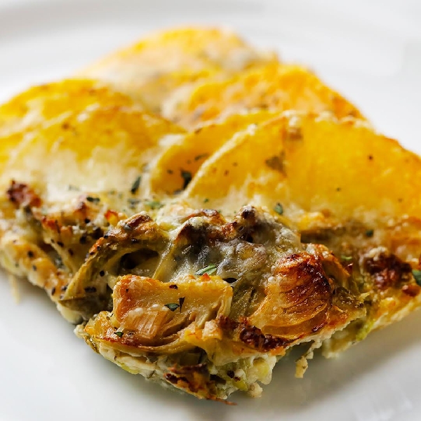 Winter vegetable gratin