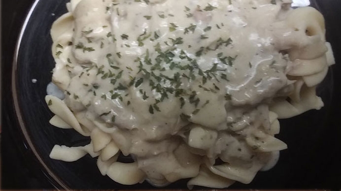 Quick and easy leftover rotisserie chicken alfredo