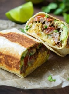 Breakfast burritos