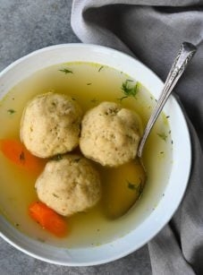 Matzo ball soup