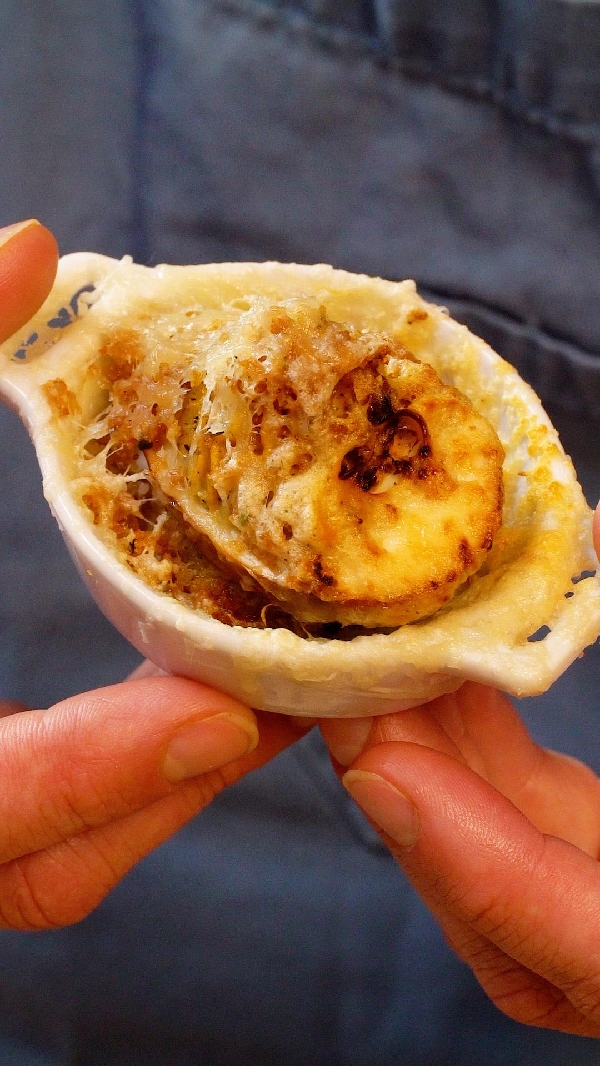 French onion deviled eggs