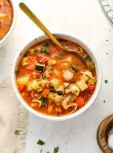 Minestrone soup