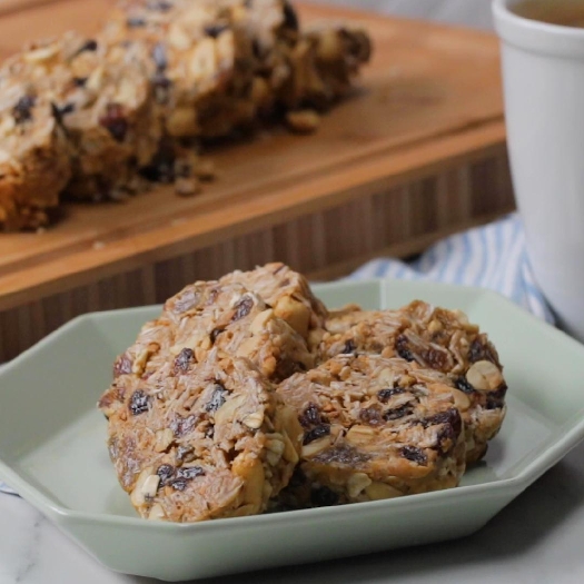 Trail mix granola rolls