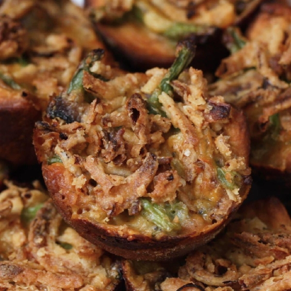 Green bean casserole cups