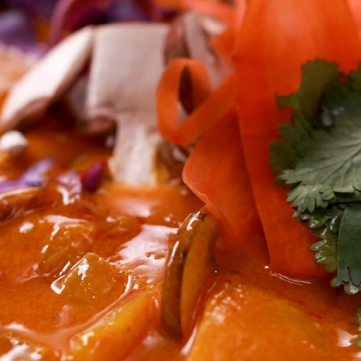 Anything-you-got curry soup