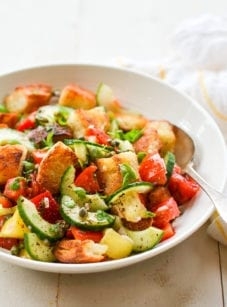 Panzanella salad
