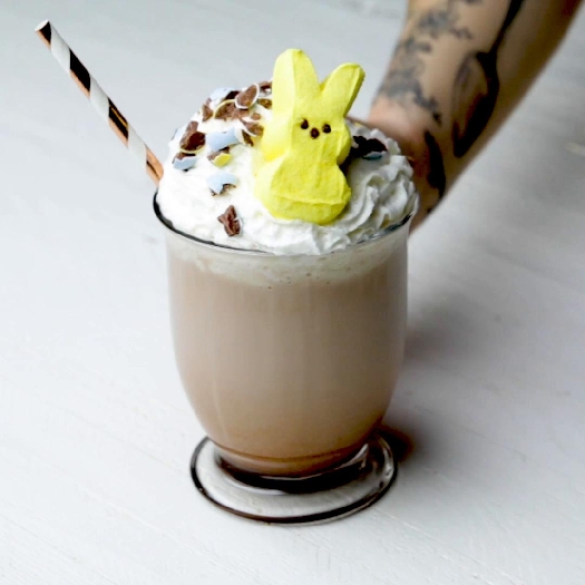 Easter egg cream cocktail