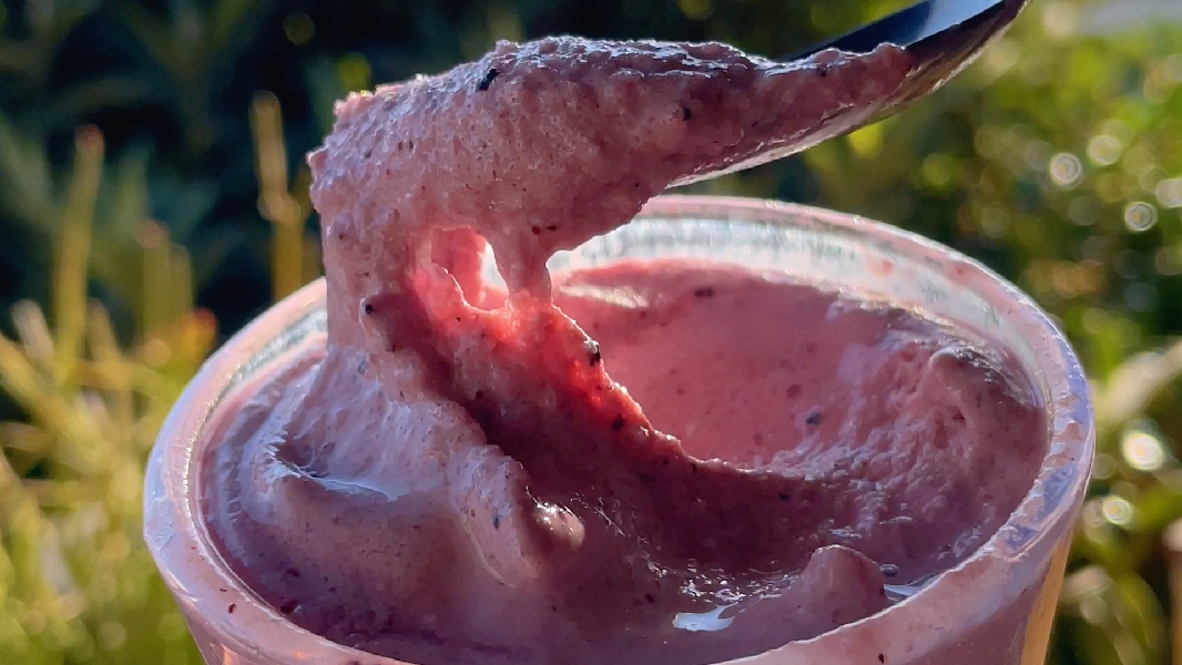 Easy fruity soft serve