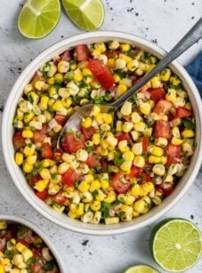 Fresh corn salsa