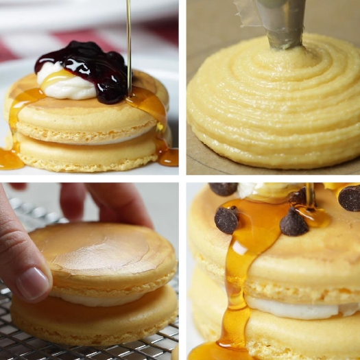 Pancake macarons