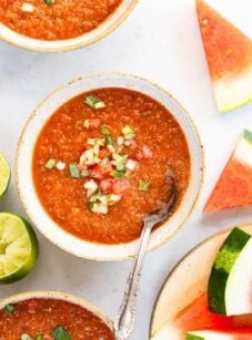 Watermelon gazpacho