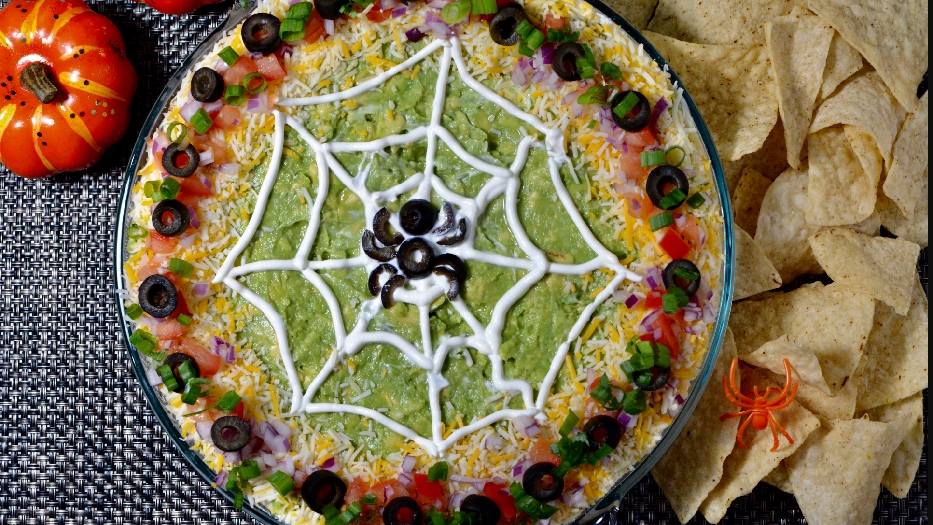 Seven layer spider dip