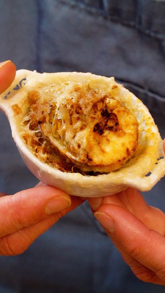 French onion deviled eggs