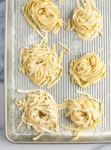 Homemade pasta