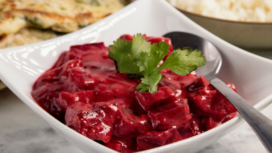 Beet root curry goodness
