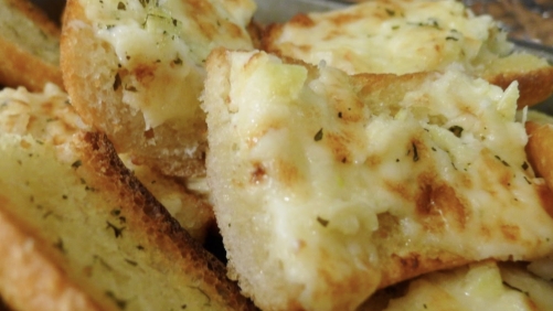 Cheesy garlic bread