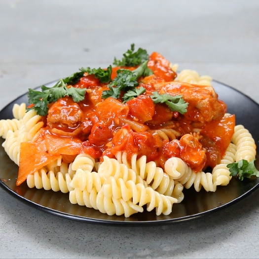 Easy chicken paprikash