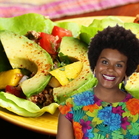 How to make raw pecan tacos with tabitha brown