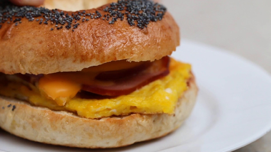 Homemade bagels