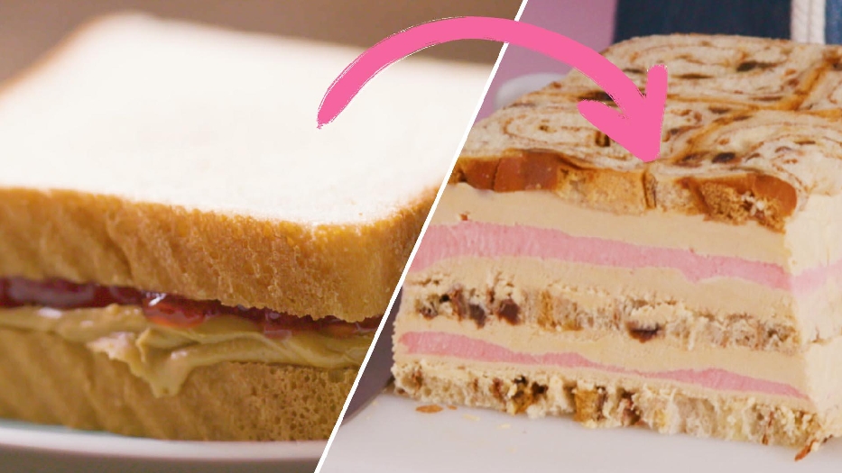 Peanut butter and jelly loaf cake