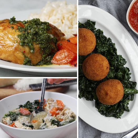 One whole chicken, three different meals