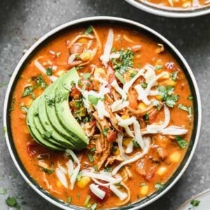 Spicy chicken soup