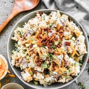 Baked potato salad