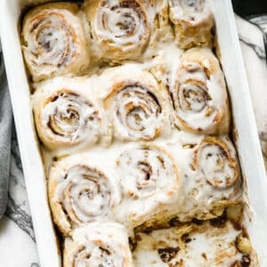 Overnight cinnamon rolls