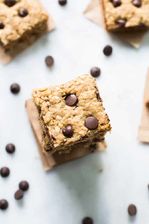 Peanut butter chocolate chip bars