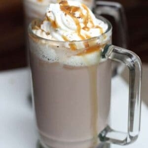 Caramel hot chocolate